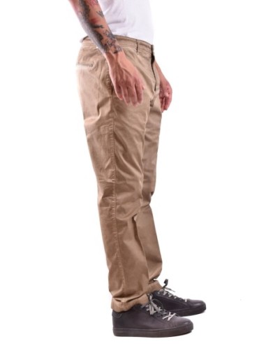 Dondup pantalon beige homme coton | choixmode.fr