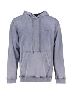 Dondup sweat gris homme capuche imprimé | choixmode.fr