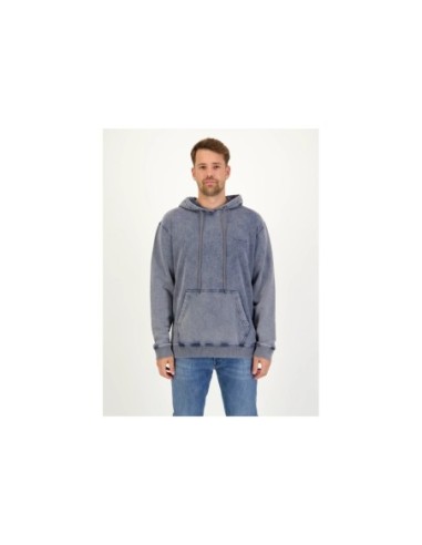 Dondup sweat gris homme capuche imprimé | choixmode.fr