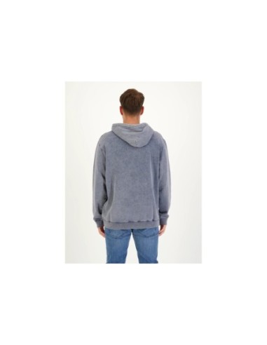 Dondup sweat gris homme capuche imprimé | choixmode.fr