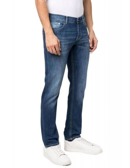 Dondup -jean bleu homme effet usé stretch | choixmode.fr