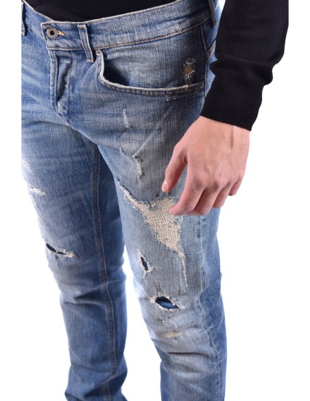 Dondup jean bleu azur homme effet usé | choixmode.fr