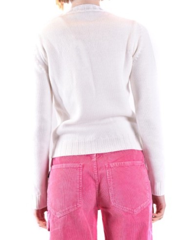 Dondup pull blanc femme laine | choixmode.fr