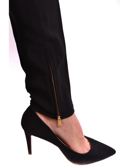 Dsquared pantalon noir femme laine mélangée | choixmode.fr