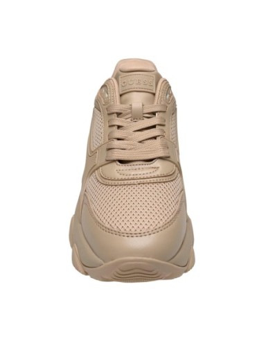 Guess baskets beige plateforme Mazzy femme | choixmode.fr