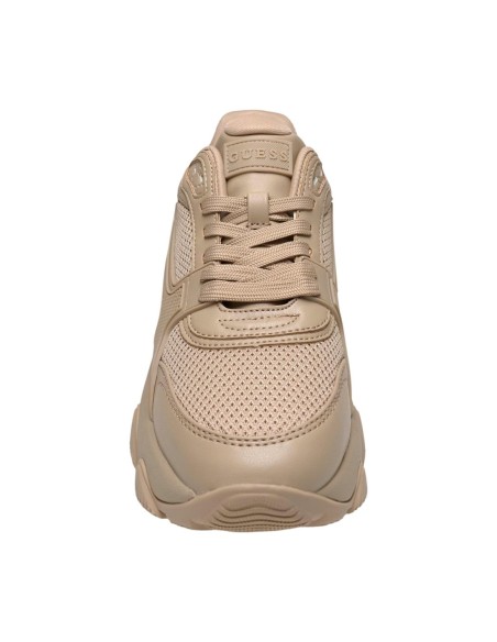 Guess baskets beige plateforme Mazzy femme | choixmode.fr