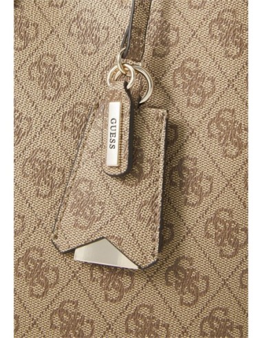 Guess sac beige imprimé femme bandoulière | choixmode.fr