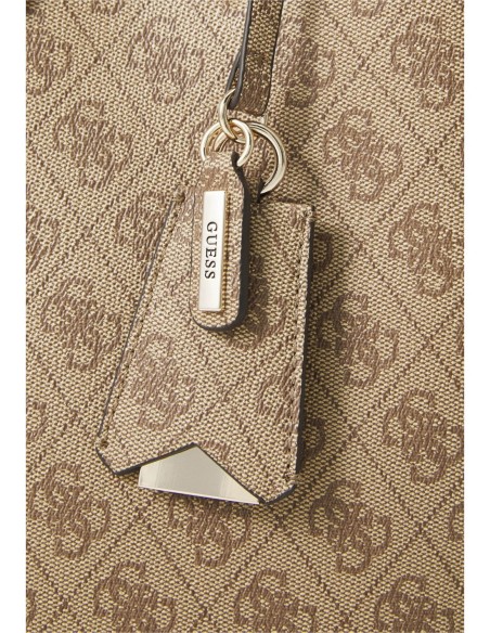 Guess sac beige imprimé femme bandoulière | choixmode.fr