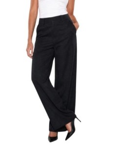Guess pantalon noir wide leg Bastienne femme | choixmode.fr