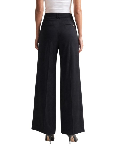 Guess pantalon noir wide leg Bastienne femme | choixmode.fr