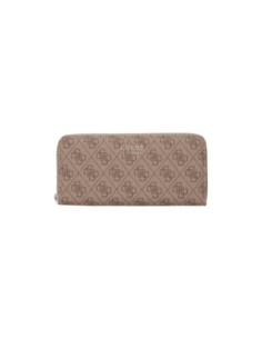 Guess portefeuille beige Brenton femme | choixmode.fr