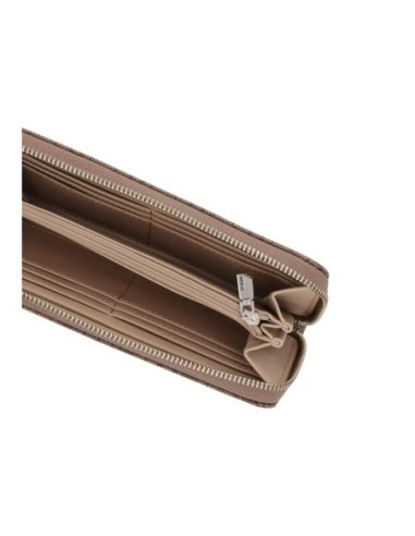 Guess portefeuille beige Brenton femme | choixmode.fr
