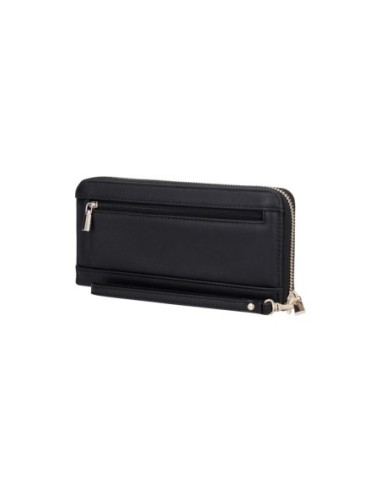 Guess portefeuille noir Lucci zippé femme | choixmode.fr