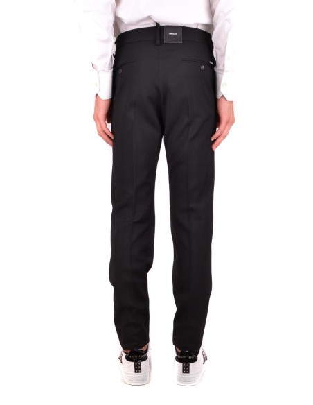 Dsquared2 pantalon noir homme laine | choixmode.fr