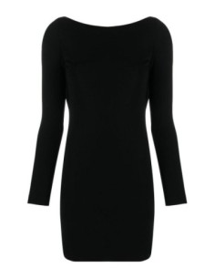 Dsquared2 robe noire femme col bateau | choixmode.fr