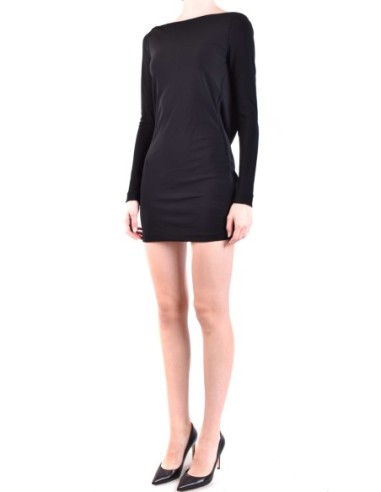 Dsquared2 robe noire femme col bateau | choixmode.fr