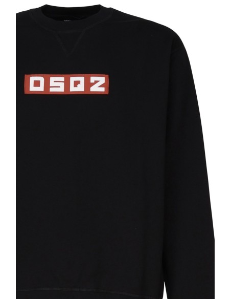 Dsquared2 sweat noir homme coton | choixmode.fr