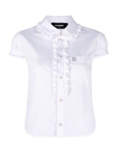 Dsquared2 chemise blanche femme coton | choixmode.fr