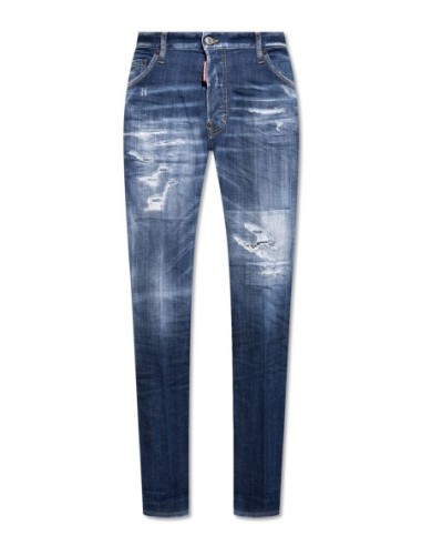 Dsquared2 jean bleu homme effet usé | choixmode.fr