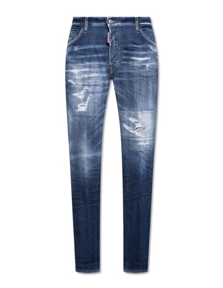 Dsquared2 jean bleu homme effet usé | choixmode.fr