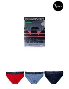 Boxer homme bleu imprimé Armani – confort doux et stylé