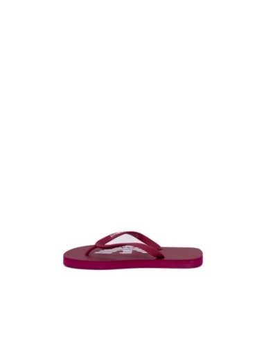 Emporio Armani tongs rouges femme | choixmode.fr