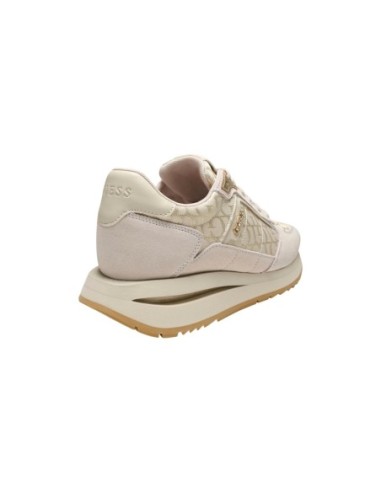 Guess baskets plateforme beige Energy5 femme | choixmode.fr