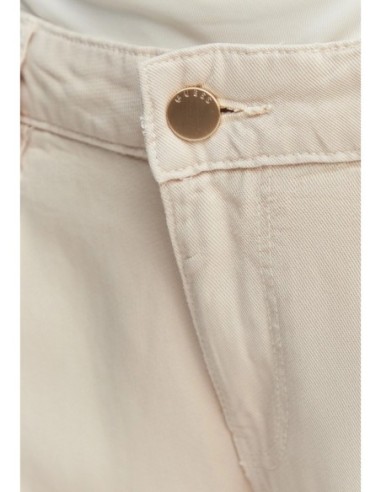 Guess pantalon palazzo beige femme | choixmode.fr