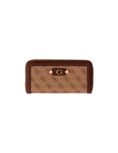 Guess grand portefeuille marron Coleen femme | choixmode.fr