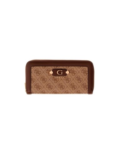 Guess grand portefeuille marron Coleen femme | choixmode.fr