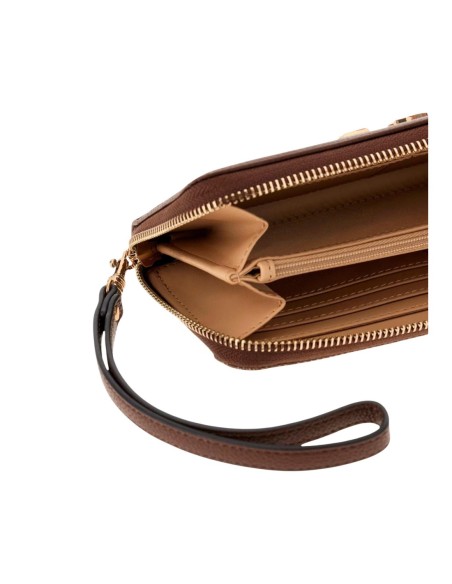 Guess grand portefeuille marron Coleen femme | choixmode.fr