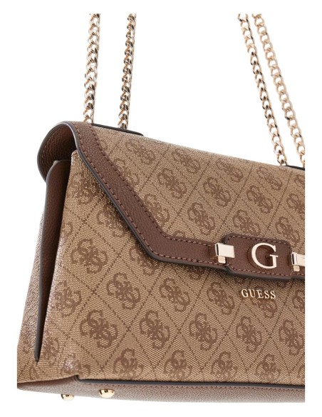 Guess sac bandoulière beige Coleen femme | choixmode.fr