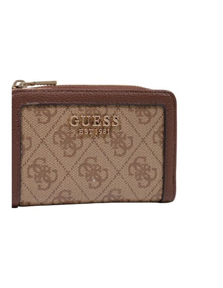 Guess petit portefeuille marron Coleen femme | choixmode.fr