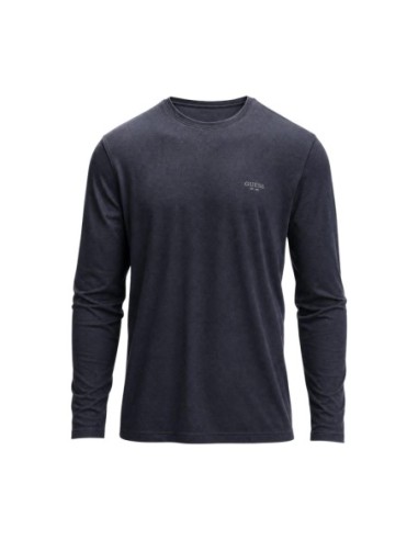 Guess t-shirt noir homme manches longues | choixmode.fr