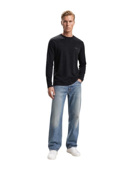 Guess t-shirt noir homme manches longues | choixmode.fr