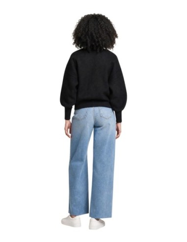 Guess sweat noir femme logo Madeline | choixmode.fr