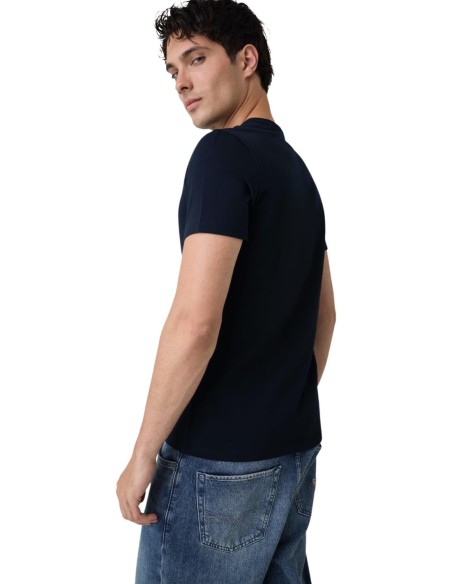 Guess t-shirt bleu homme coton stretch | choixmode.fr