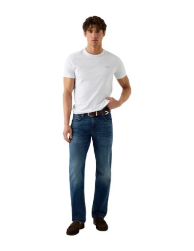 Guess t-shirt blanc homme coton stretch | choixmode.fr