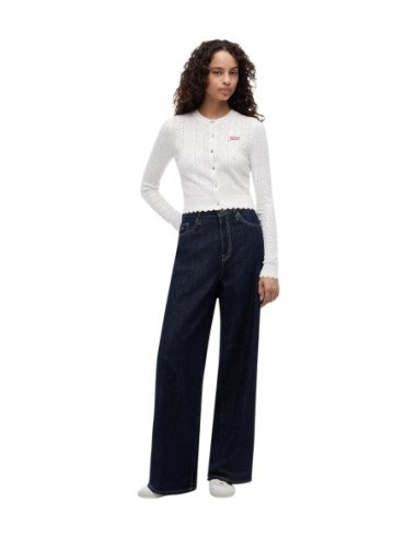 Tommy Hilfiger Jeans cardigan blanc femme | choixmode.fr