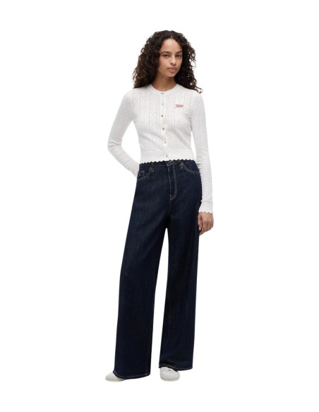 Tommy Hilfiger Jeans cardigan blanc femme | choixmode.fr