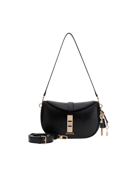 Guess sac noir Brooke femme avec bandoulière | choixmode.fr