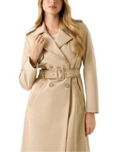 Guess Veste Femme Beige Ceinturée | choixmode.fr