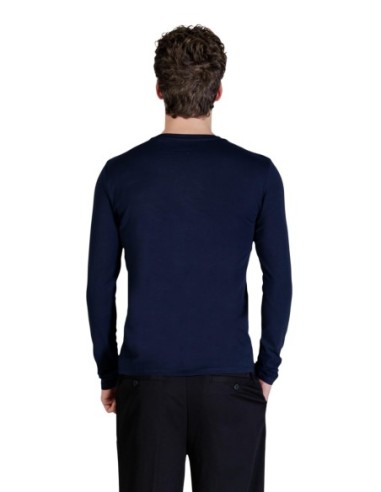 Guess t-shirt bleu homme manches longues confortable | choixmode.fr