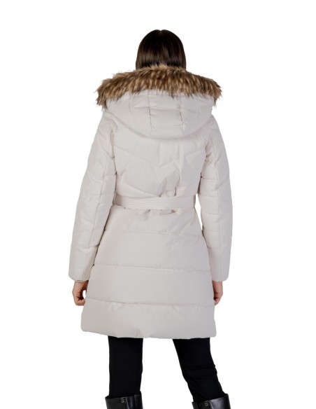 Guess veste beige femme à capuche élégante | choixmode.fr