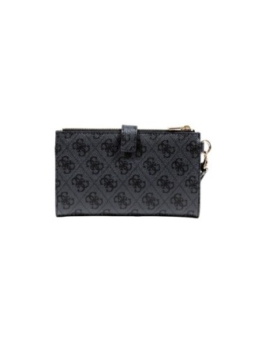 Guess portefeuille gris femme imprimé élégant | choixmode.fr