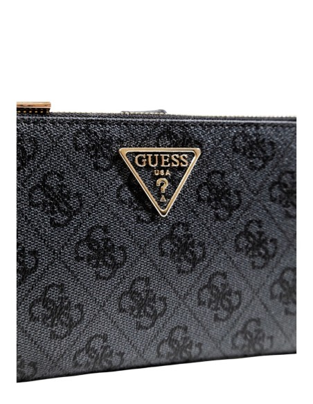 Guess portefeuille gris femme imprimé élégant | choixmode.fr