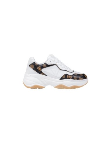 Guess baskets blanches femme multicolores | choixmode.fr