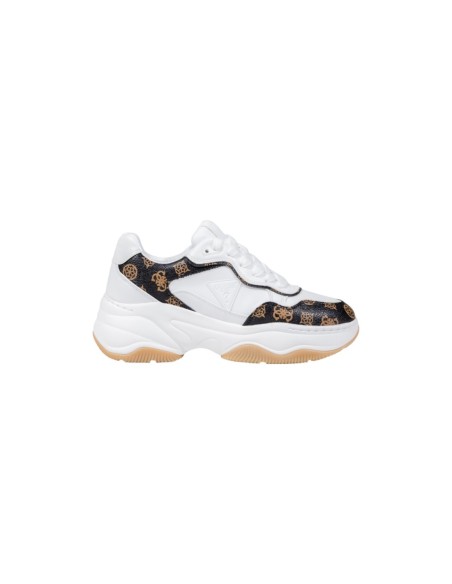 Guess baskets blanches femme multicolores | choixmode.fr