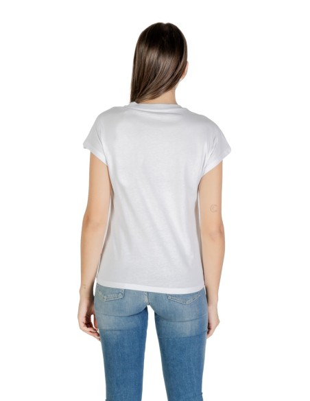 Guess t-shirt blanc femme imprimé coton | choixmode.fr