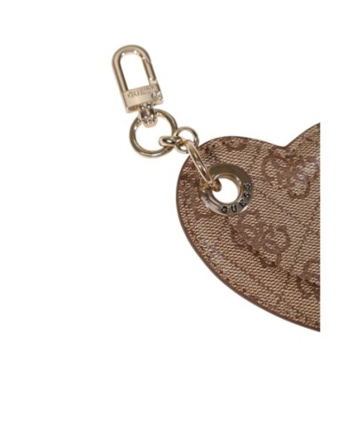 Guess porte-clés marron femme imprimé | choixmode.fr